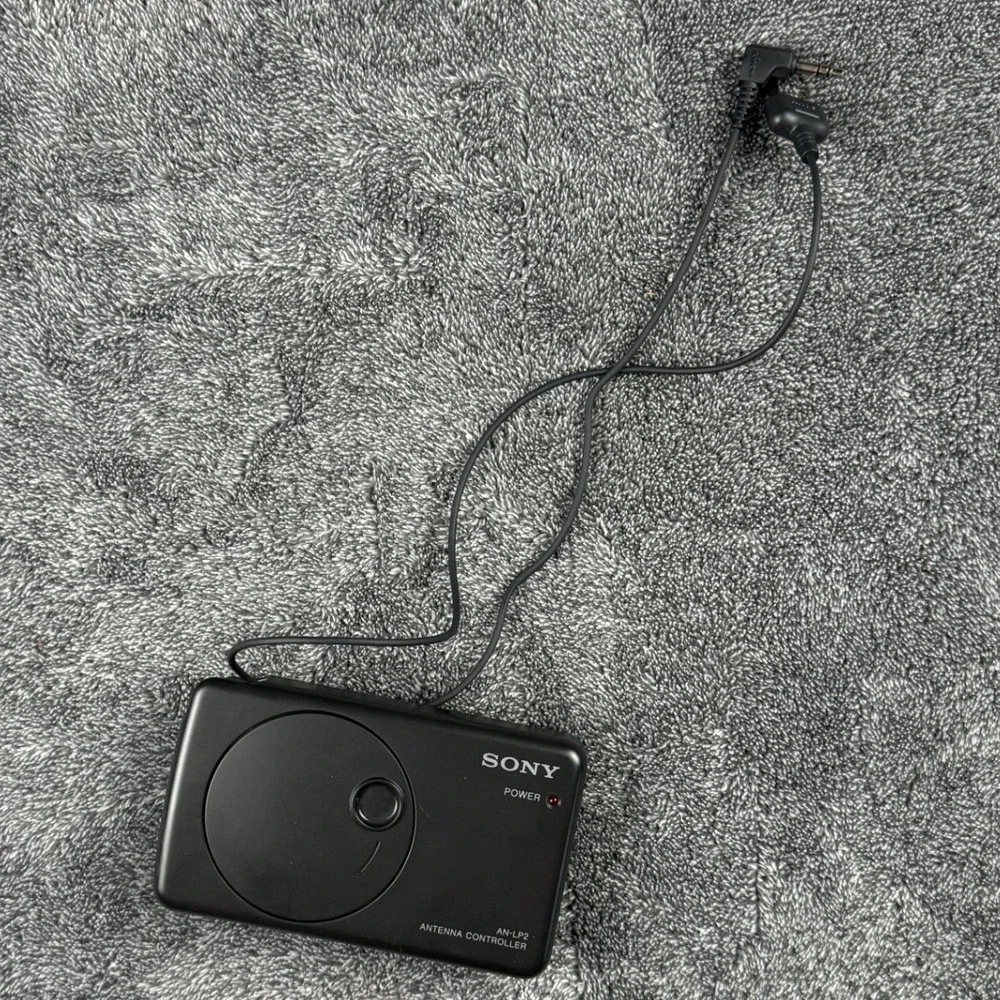 Sony AN-LP2 Active Loop Antenna Controller Black Shortwave Radio Accessory Japan